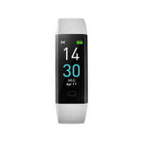 Smart Watch S5 fitneszkarkötő okoskarkötő pulzusméréssel - törtfehér