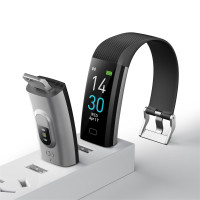 Smart Watch S5 fitneszkarkötő okoskarkötő pulzusméréssel - fekete
