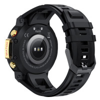 Smart Watch AK45 outdoor sport okosóra bluetooth telefon funkcióval - Star black