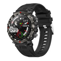 Smart Watch CF11 outdoor sport okosóra pulzusméréssel Bluetooth telefon funkcióval - fekete