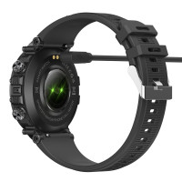 Smart Watch CF11 outdoor sport okosóra pulzusméréssel Bluetooth telefon funkcióval - fekete