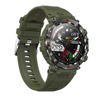 Smart Watch CF11 outdoor sport okosóra pulzusméréssel Bluetooth telefon funkcióval - sötétzöld