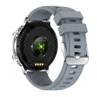 Smart Watch CF85 nagy méretű hívásfunkciós okosóra gumiszíjjal - szürke