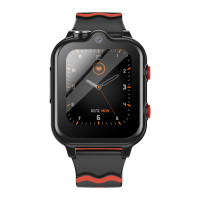 Smart Watch D35 duplakamerás 4G GPS SIM kártyás gyerek okosóra - fekete