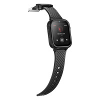 Smart Watch D39 GPS 4G SIM kártyás videohívásos okosóra fiataloknak - fekete