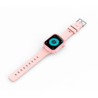 Smart Watch D39 GPS 4G SIM kártyás videohívásos okosóra fiataloknak - rózsaszín
