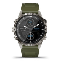 Smart Watch GT45 Outdoor NFC magyar nyelvű okosóra bőrszíjjal és gumiszíjjal - ezüst