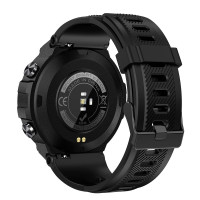 Smart Watch K37 GPS modulos sport okosóra véroxigén mérés funkcióval - fekete