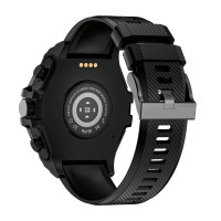 Smart Watch LC18 nagyméretű okosóra beépített fülhallgatókkal telefonfunkcióval - fekete