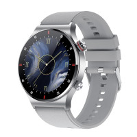 Smart Watch QW33 magyar nyelvű okosóra Bluetooth telefon funkciókkal - szürke