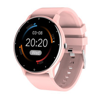 Smart Watch ZL02 pulzus és véroxigénszint mérős okosóra - rózsaszín