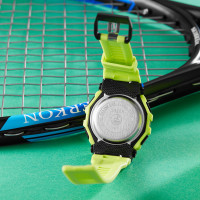 Ohsen outdoor strapabíró vízálló szögletes digitális sport karóra - zöld